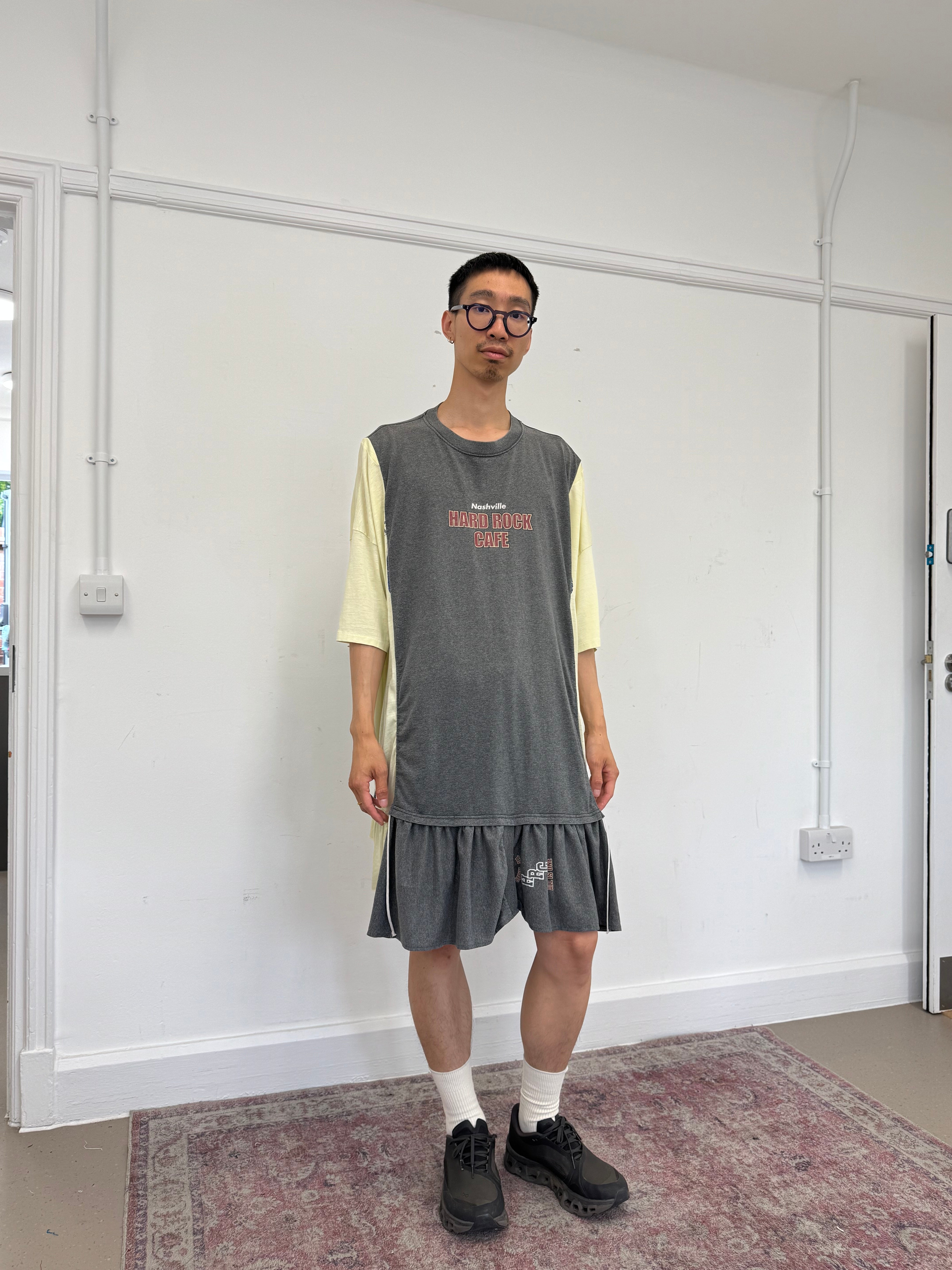 Wave Shirt with Bow (ROCK N YELLOW)