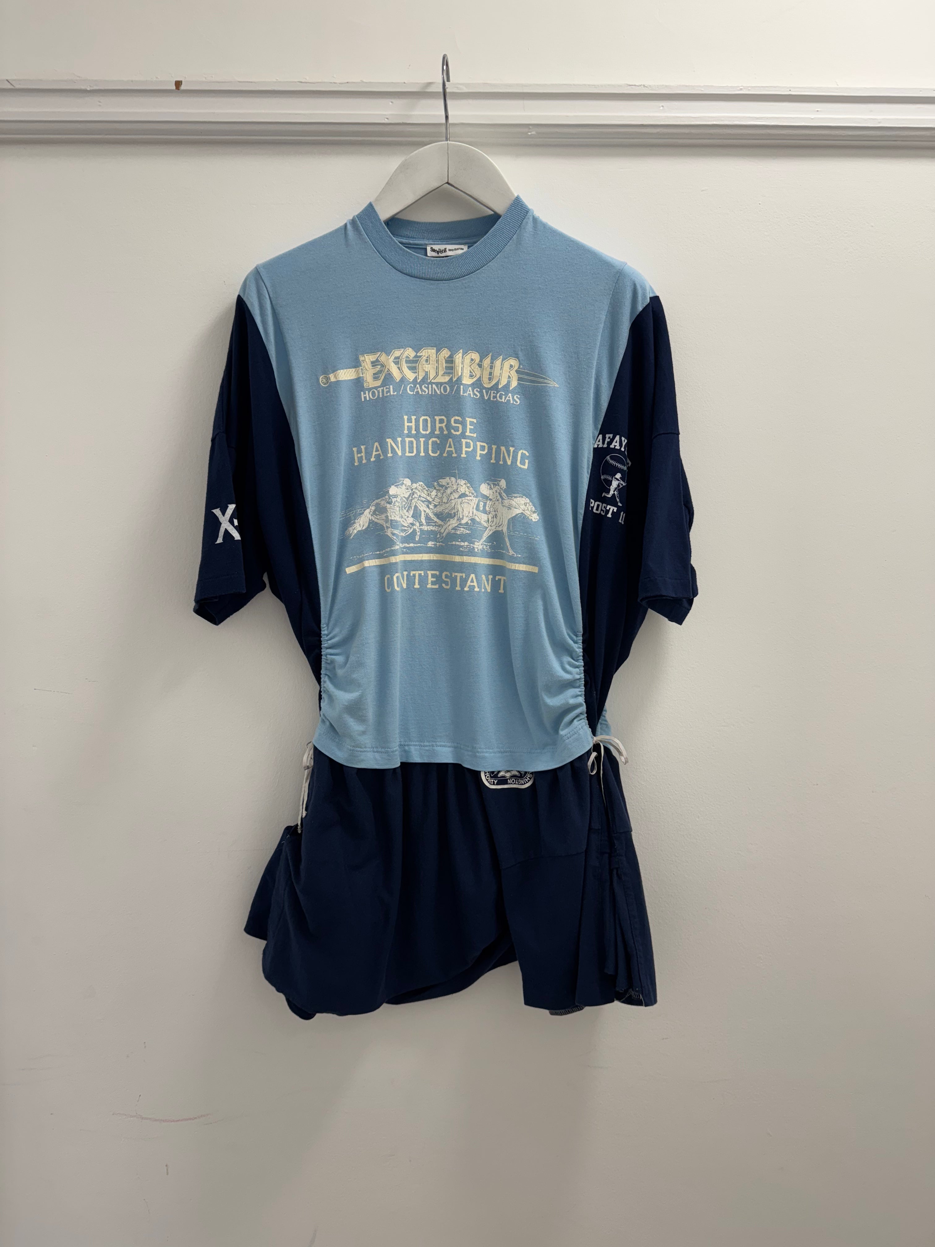 Wave Shirt with Bow (VEGAS Blue)