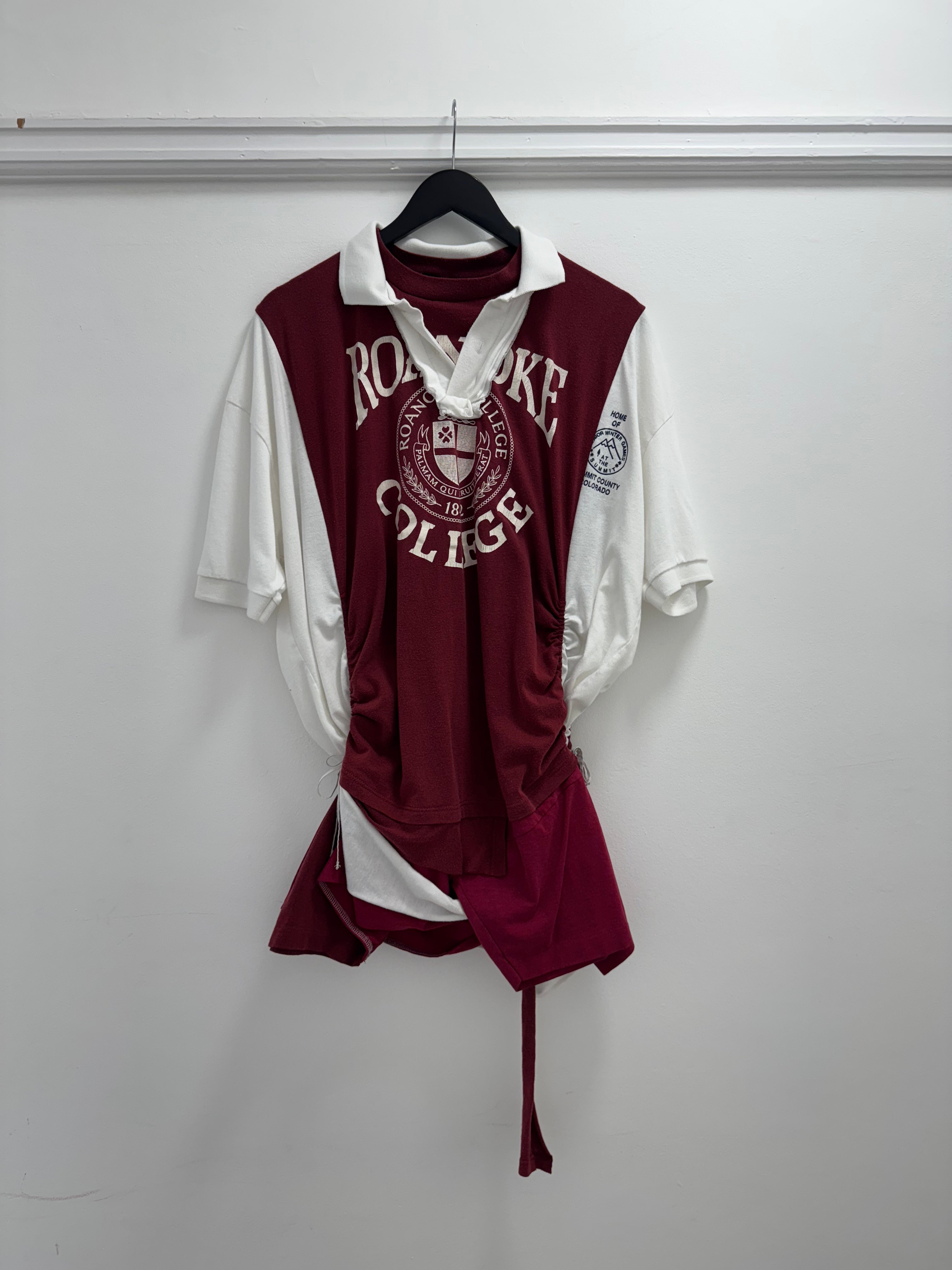 Wave Shirt with Bow (COLLEGE Red)