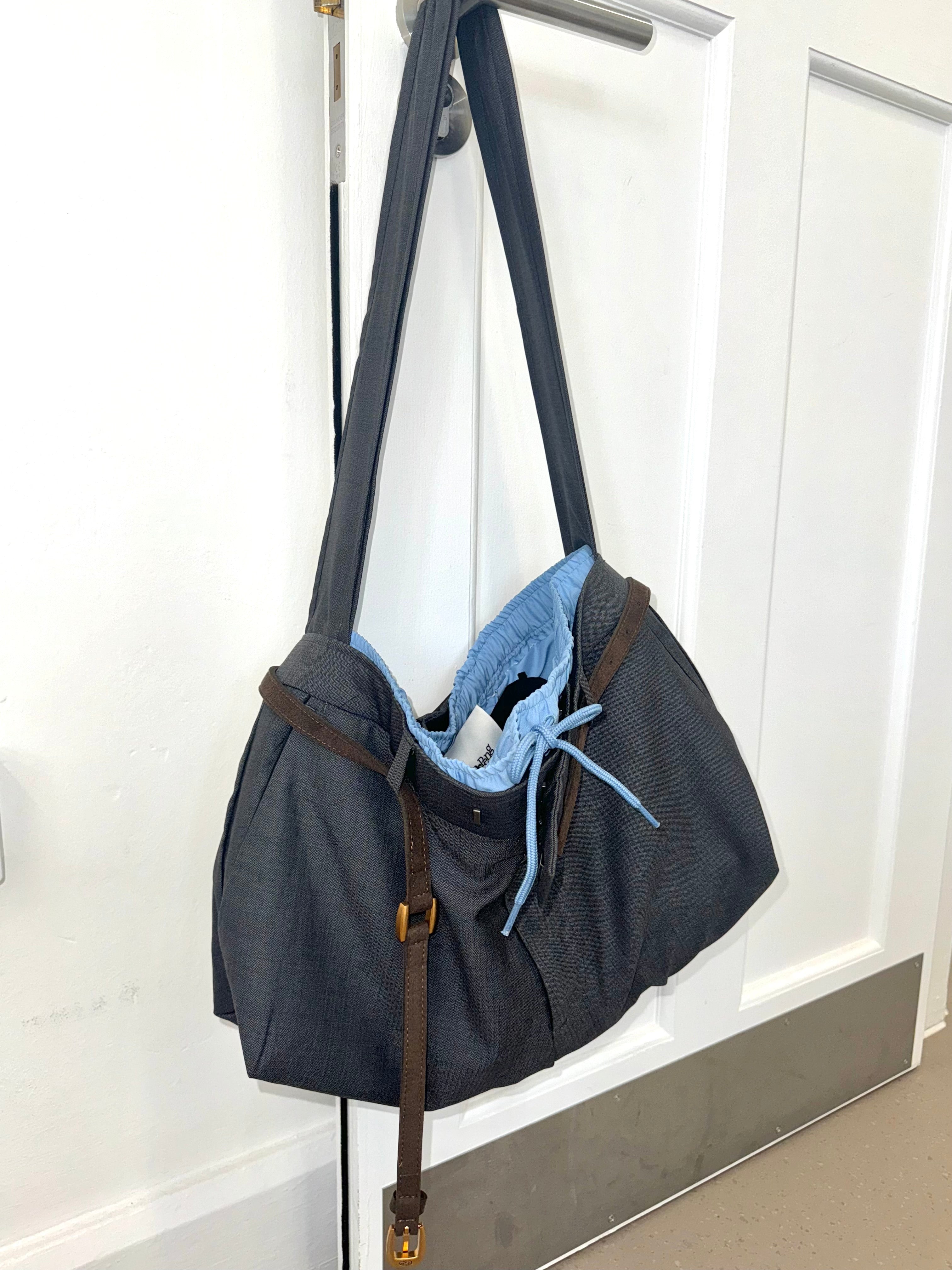 Upcy Trouser Bag (Grey-Blue)