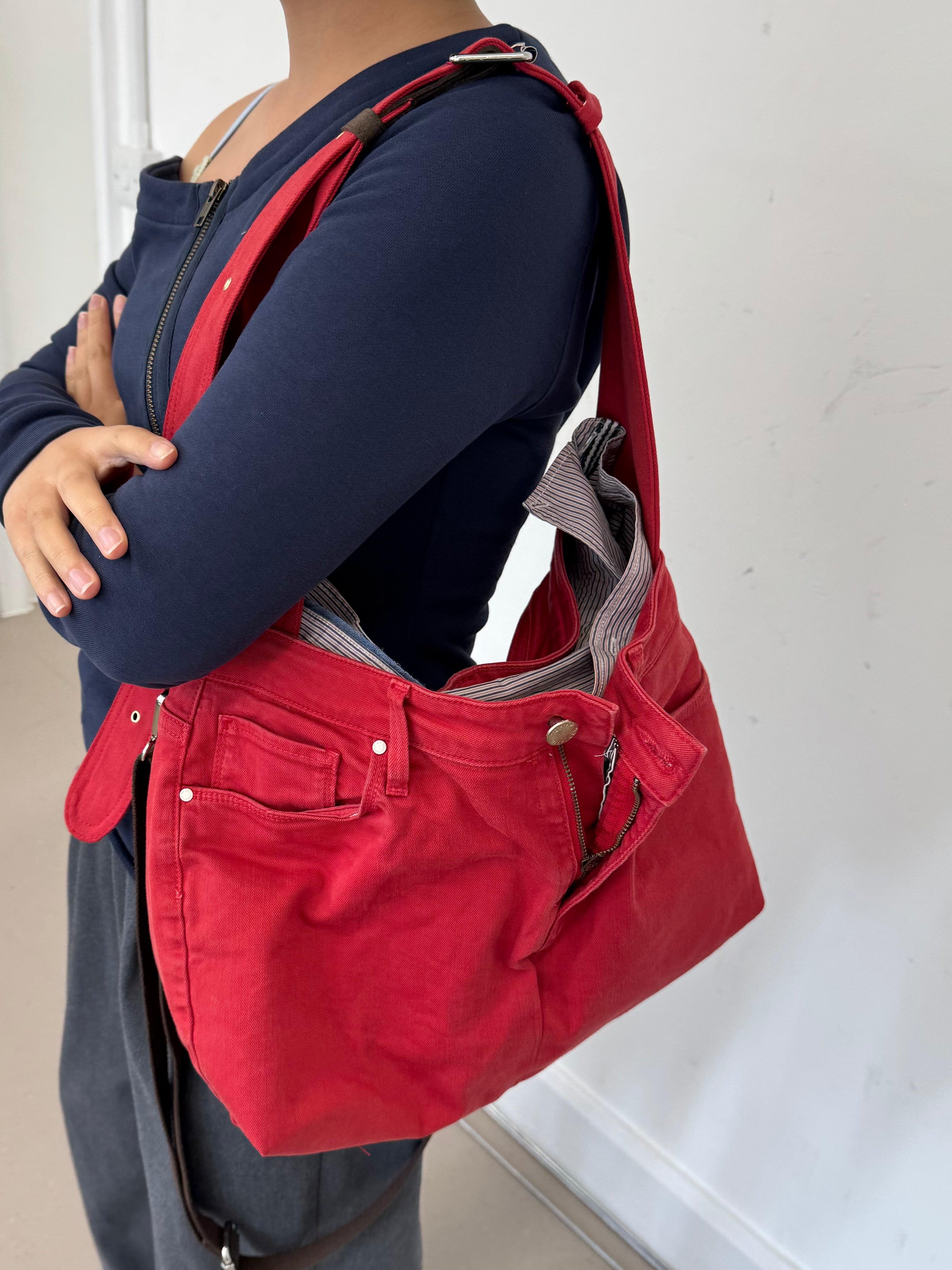 Upcy Trouser Bag (Red)
