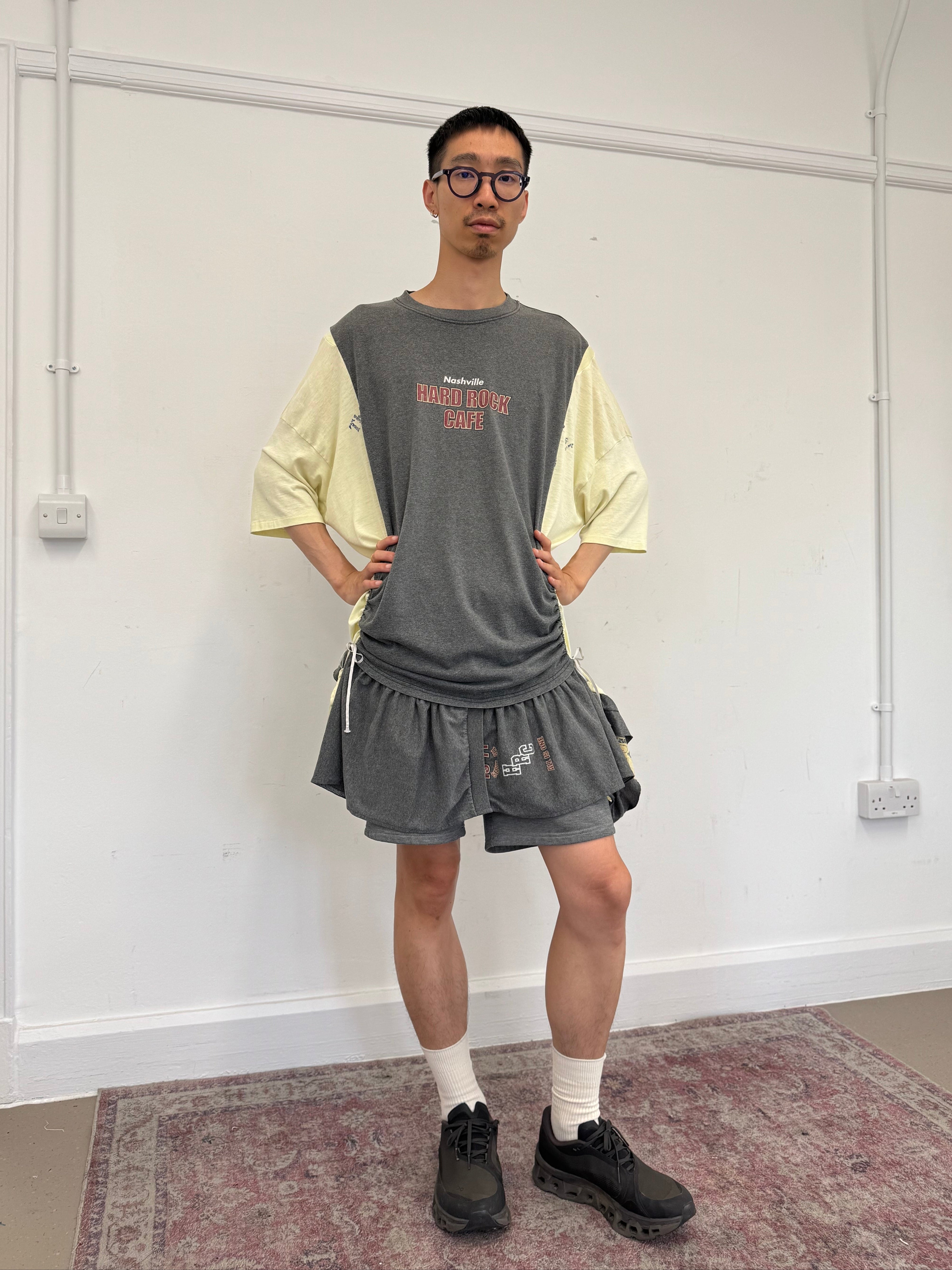 Wave Shirt with Bow (ROCK N YELLOW)