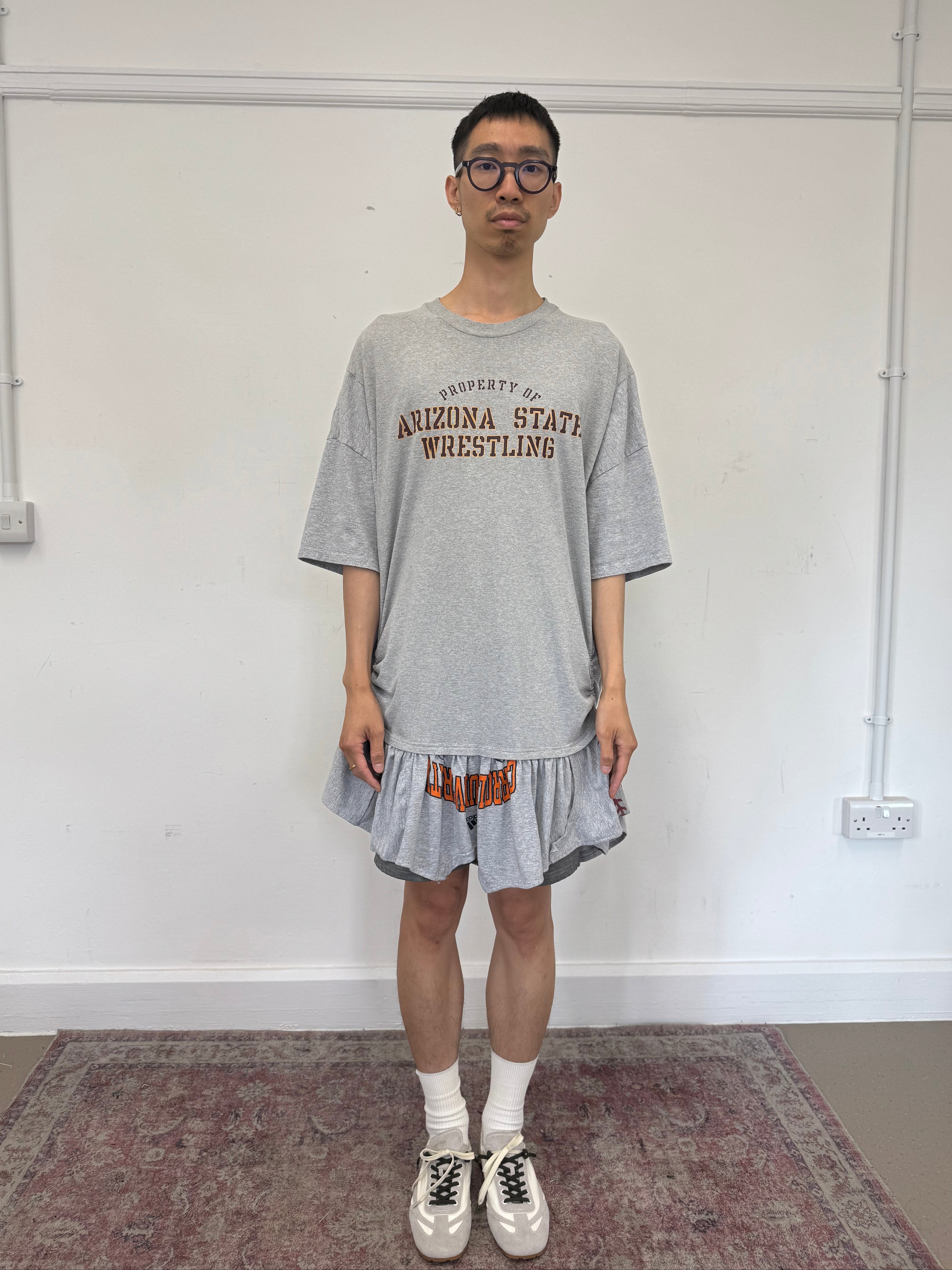 Wave Shirt with Bow (ARIZONA Gray)