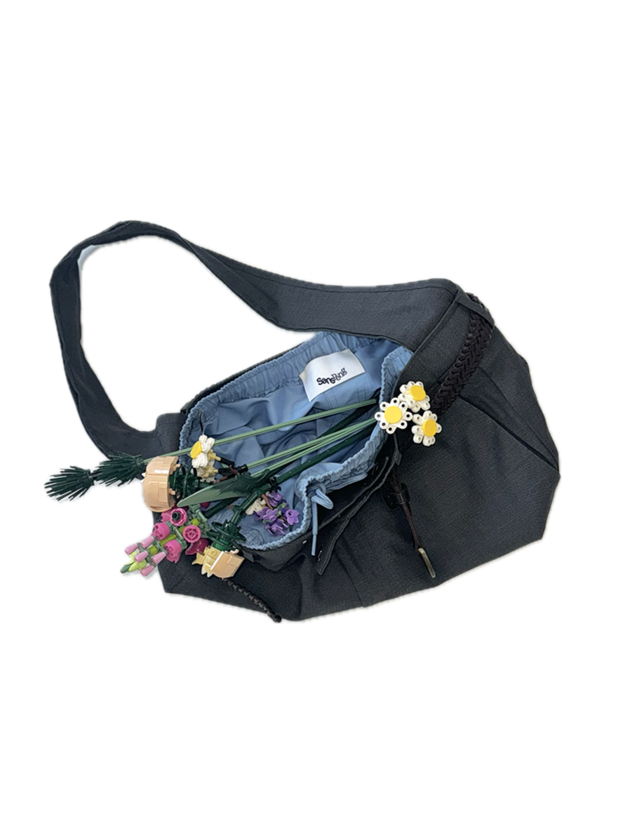 Upcy Trouser Bag (Grey-Blue)
