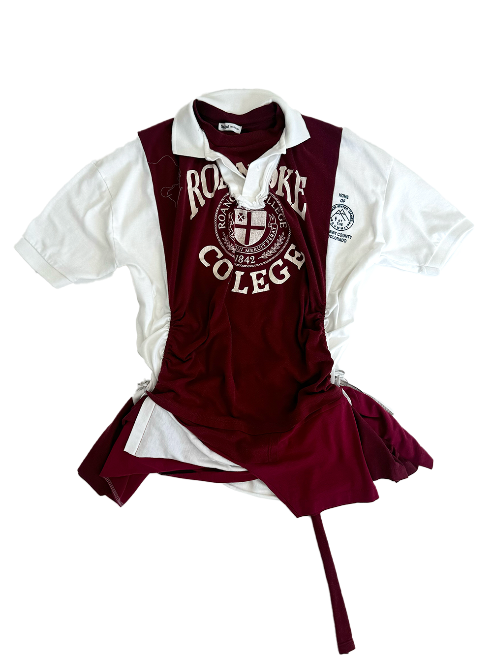 Wave Shirt with Bow (COLLEGE Red)
