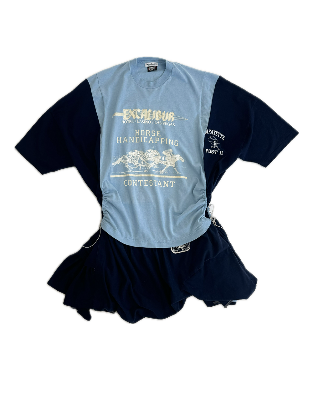 Wave Shirt with Bow (VEGAS Blue)